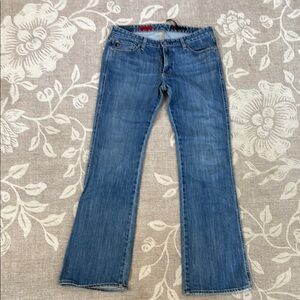 Ag Adriano Goldschmied Blue Boot Cut Jeans Classic Style